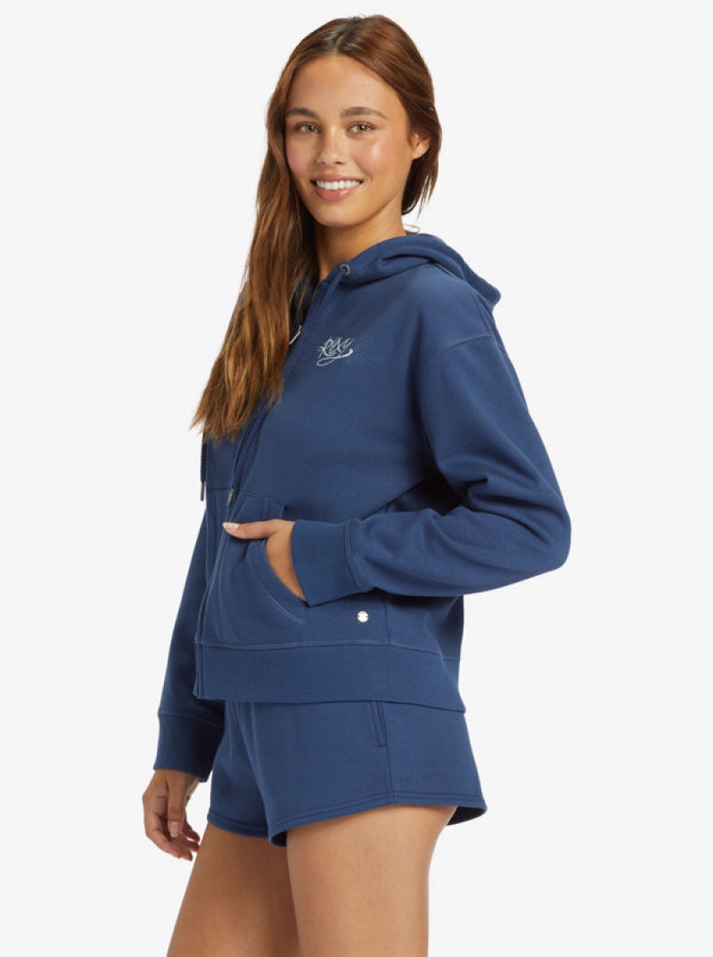 Roxy Evening Hike Zip-Up Loungewear | 57098-EMUT