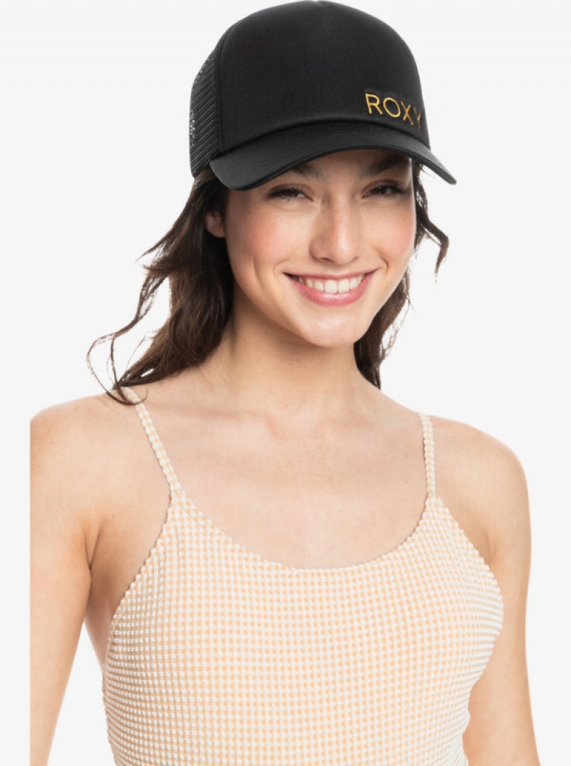 Roxy Finishline Trucker Hats | 80296-WYBN