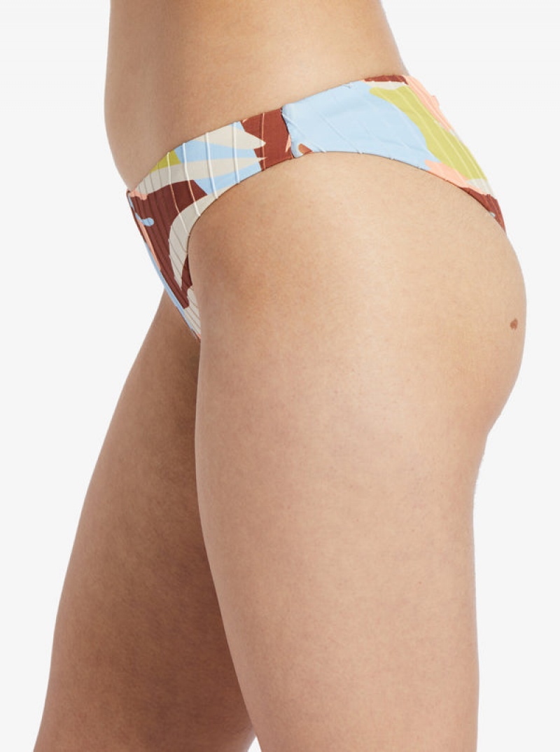 Roxy Floradelic Cheeky Printed Bikini Bottoms | 94512-BLCP