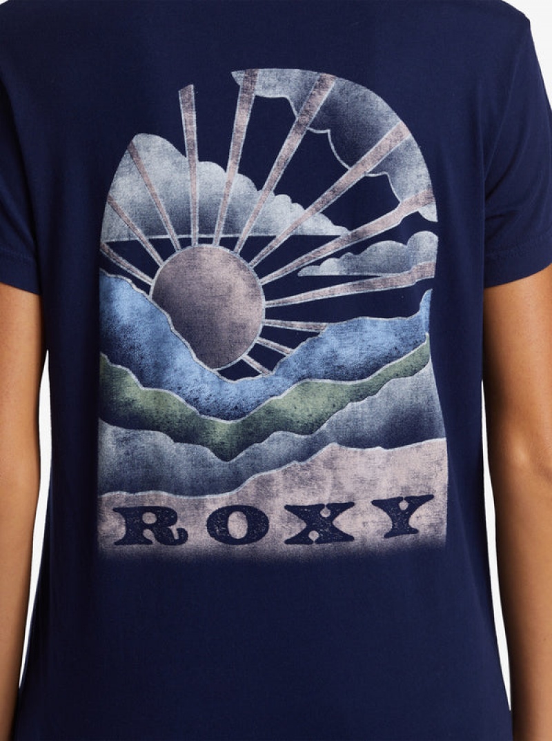 Roxy Get Lost In The Moment Boyfriend T-shirts | 41950-DPSQ