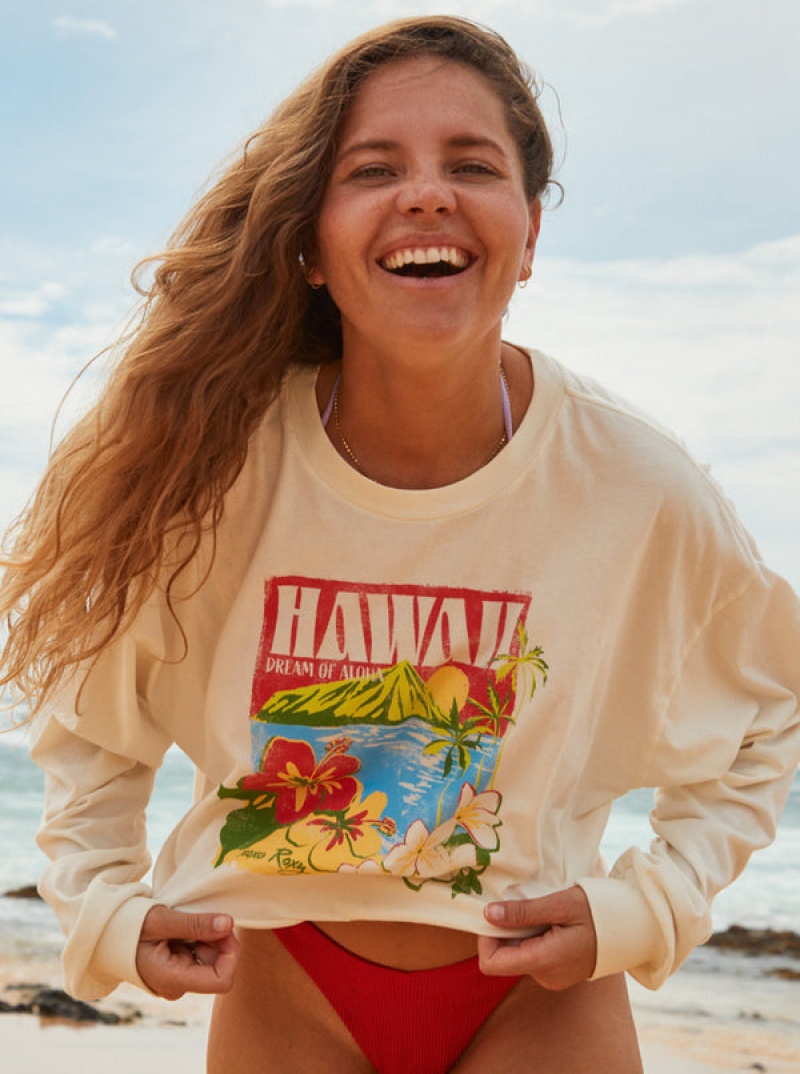 Roxy Hawaiian Vacay Olsc T-shirts | 28514-XUYR