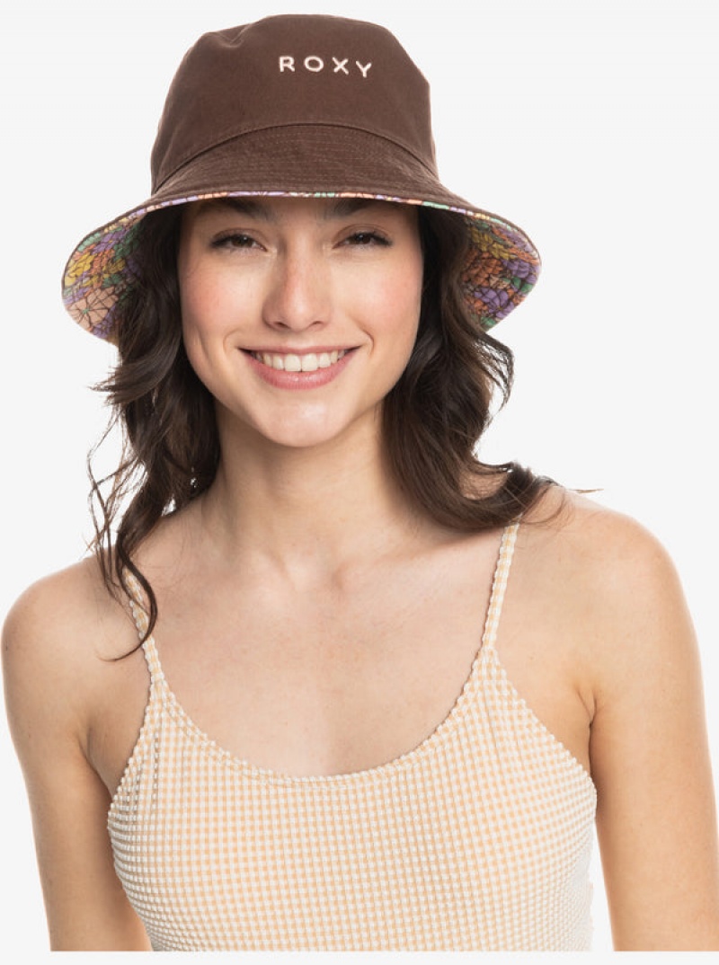 Roxy Jasmine Paradise Reversible Sun Hats | 96153-GBEQ