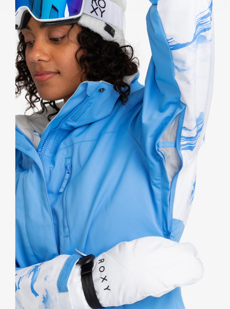 Roxy Jetty Block Technical Snowboard Jackets | 70629-KUXL