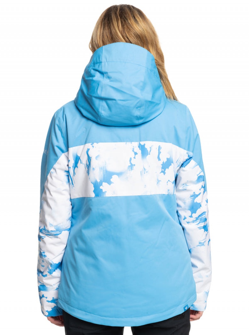 Roxy Jetty Block Technical Snowboard Jackets | 70629-KUXL