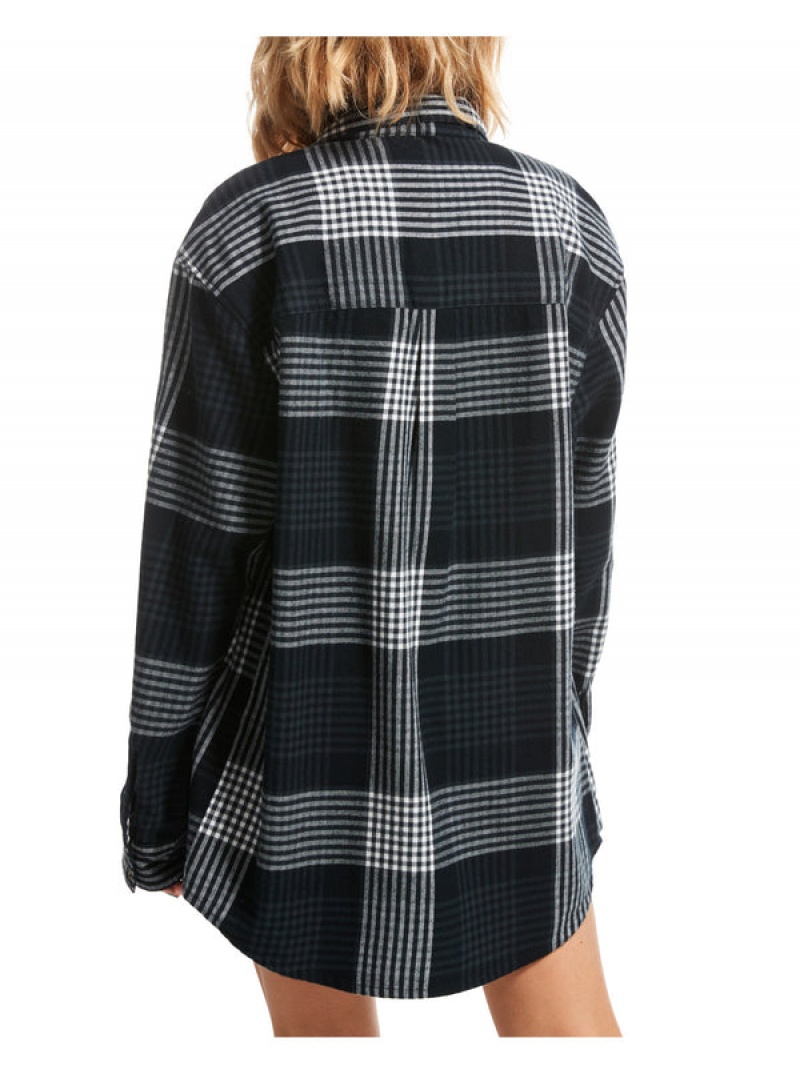 Roxy Let It Go Flannel Long Sleeve Tops | 50647-GUWH