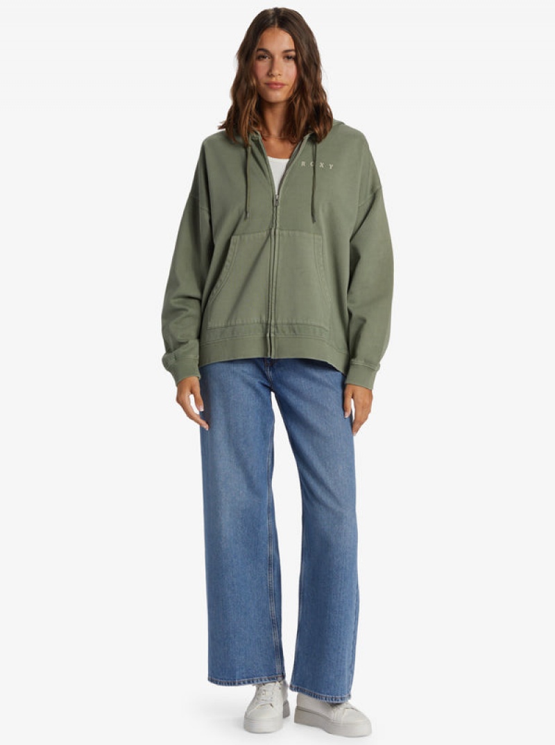 Roxy Lineup Oversized Zip-Up Loungewear | 58964-ECFG