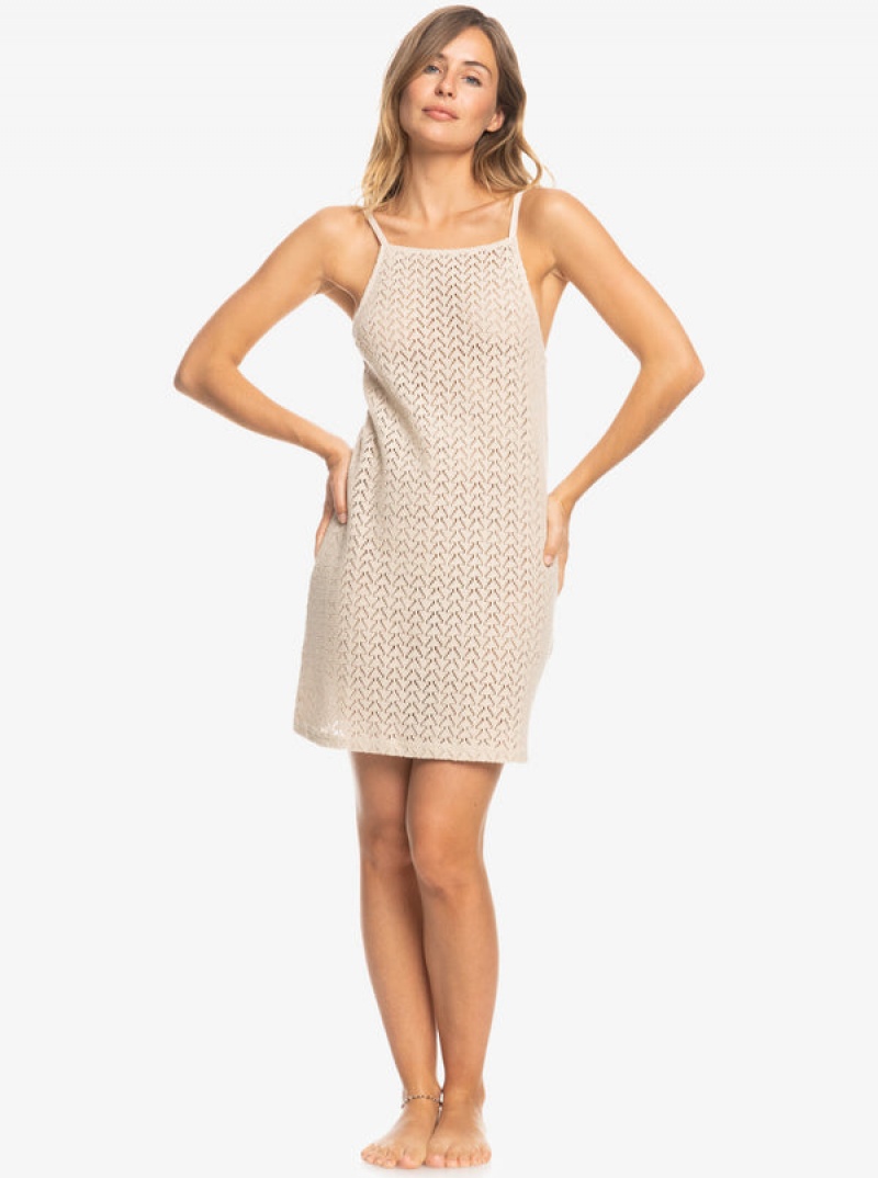 Roxy Love On The Weekend Beach Cover-Up Crochet Dress | 10294-RSLC