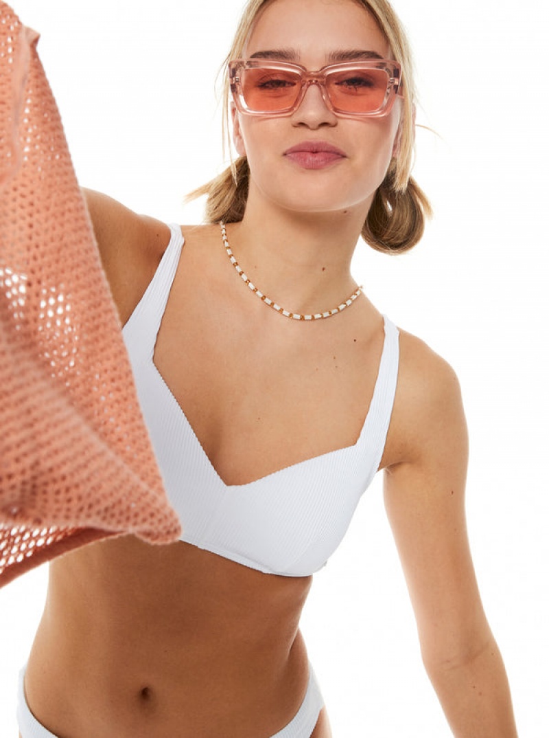 Roxy Love The Sun Ray Bikini Tops | 25781-PLQB