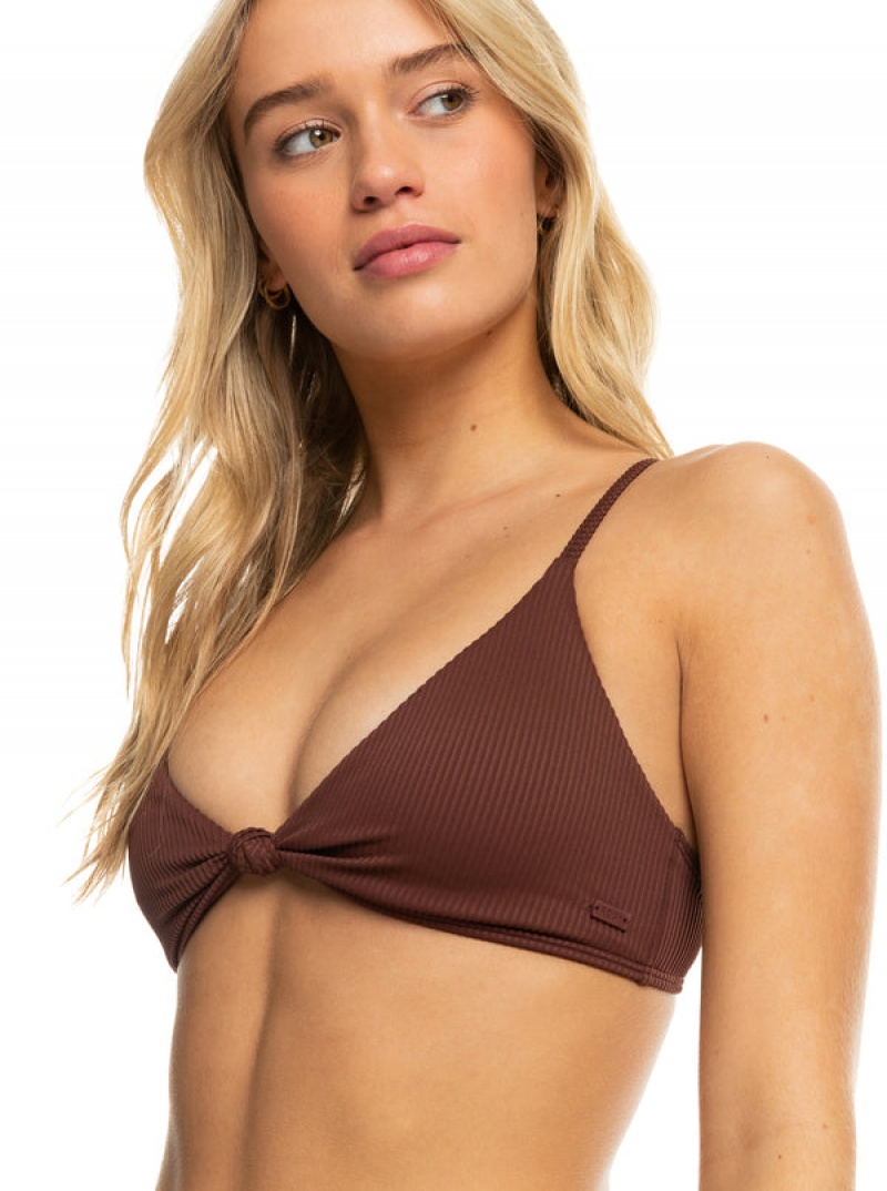 Roxy Love The Surf Knot Bikini Tops | 20158-MLZR