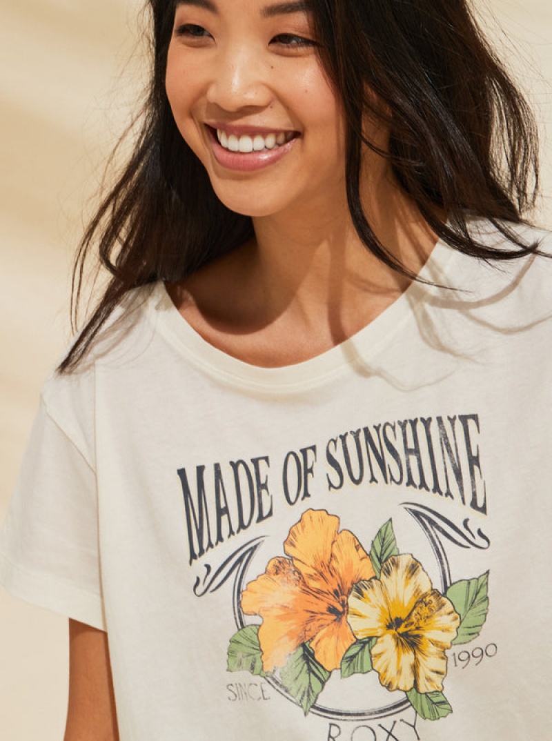 Roxy Made Of Sunshine T-shirts | 82016-VUJR