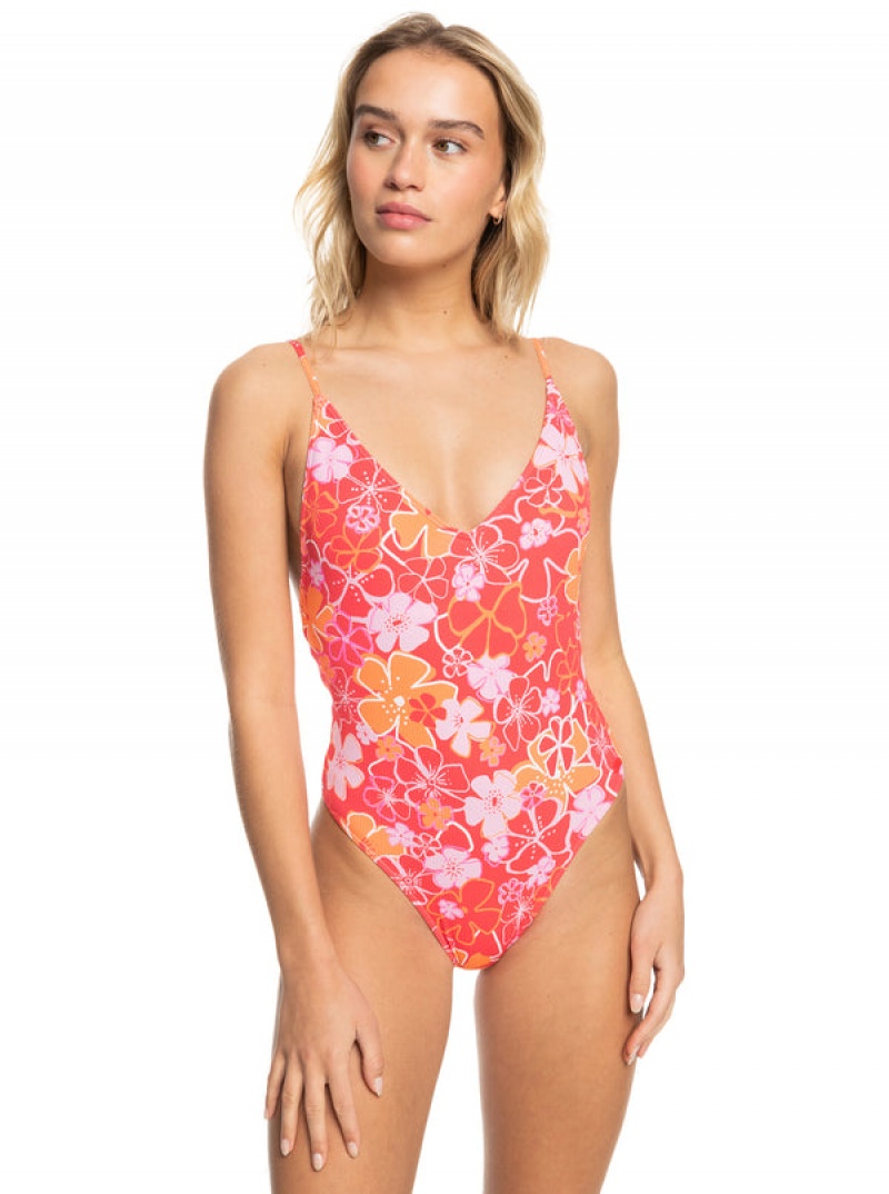 Roxy Meadow Flowers One-Piece Swimsuits | 86147-VJDF