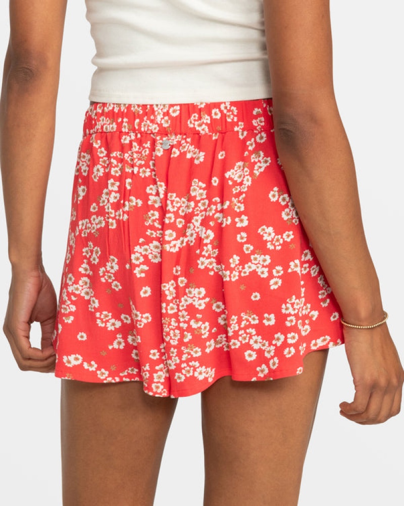 Roxy Midnight Avenue Relaxed Fit Printed Shorts | 63915-GXUS