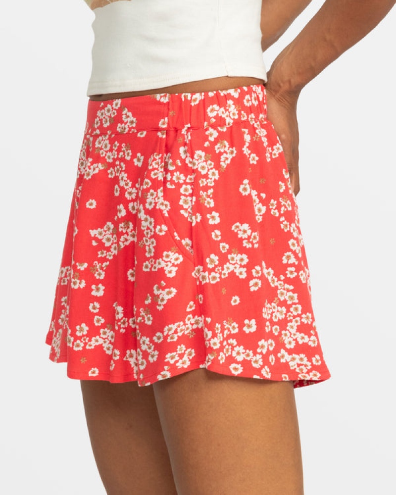 Roxy Midnight Avenue Relaxed Fit Printed Shorts | 63915-GXUS