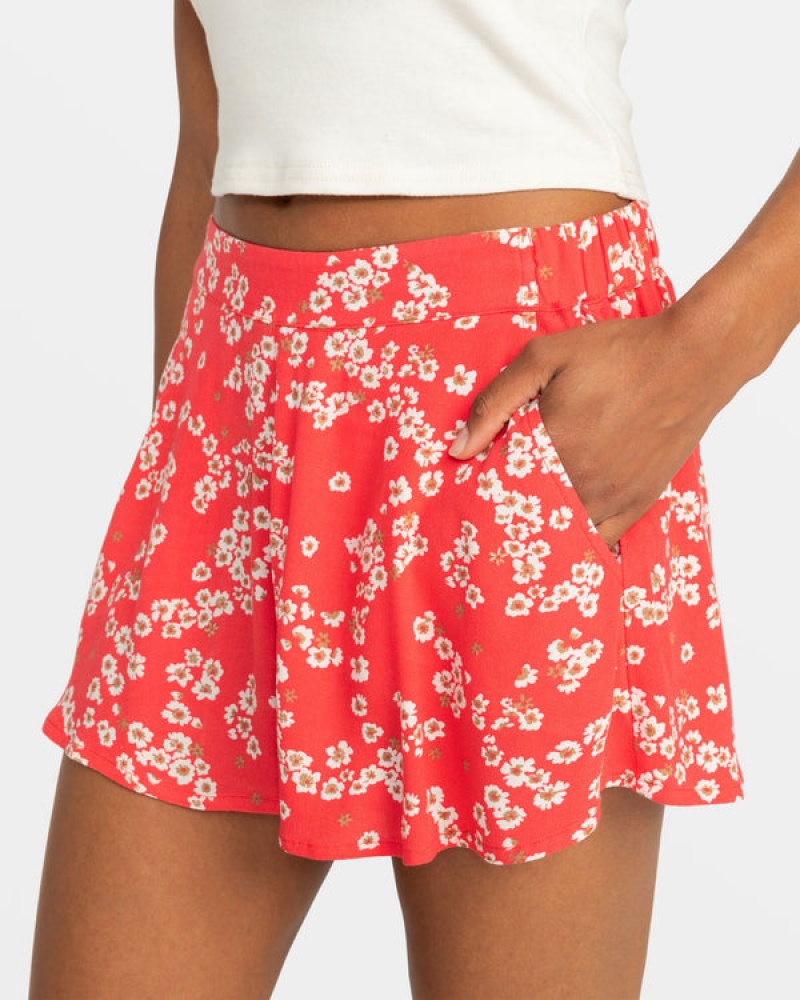 Roxy Midnight Avenue Relaxed Fit Printed Shorts | 63915-GXUS