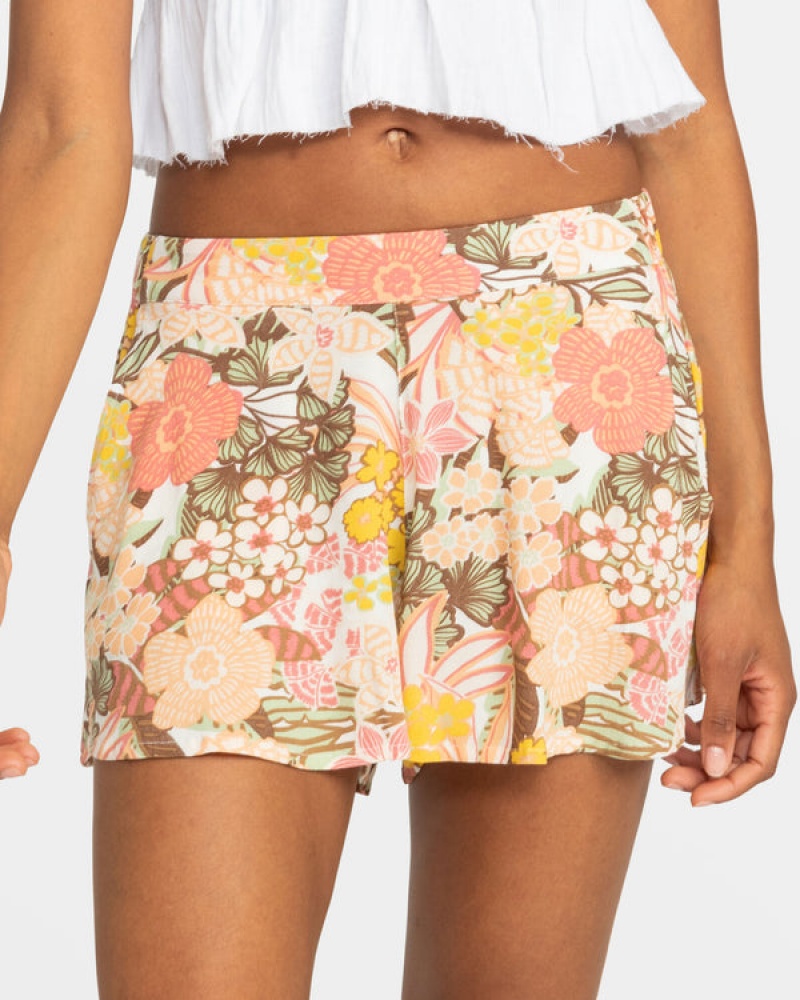 Roxy Midnight Avenue Relaxed Fit Printed Shorts | 42905-RZYB