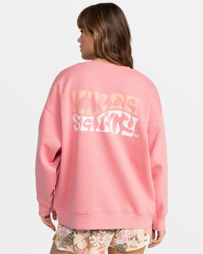 Roxy Morning Hike Crew Neck Loungewear | 45267-JSUT