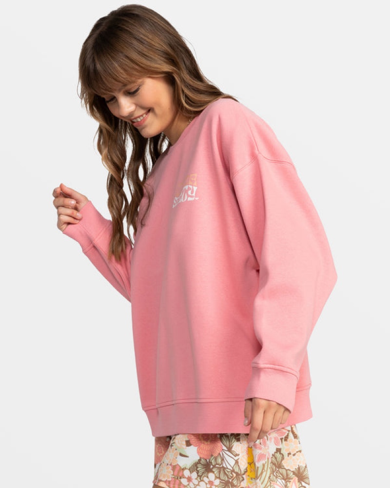 Roxy Morning Hike Crew Neck Loungewear | 45267-JSUT