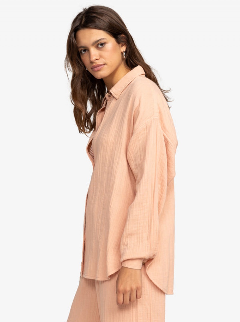 Roxy Morning Time Long Sleeve Tops | 72409-XTKY