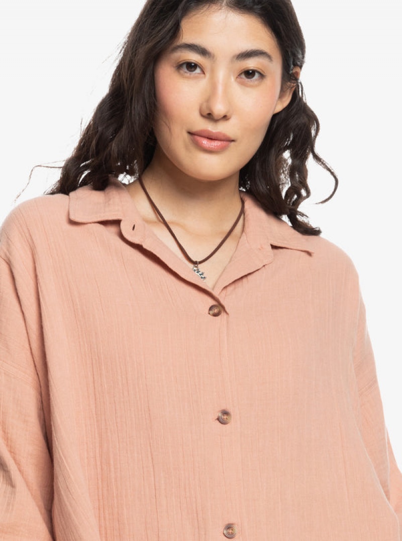 Roxy Morning Time Long Sleeve Tops | 72409-XTKY