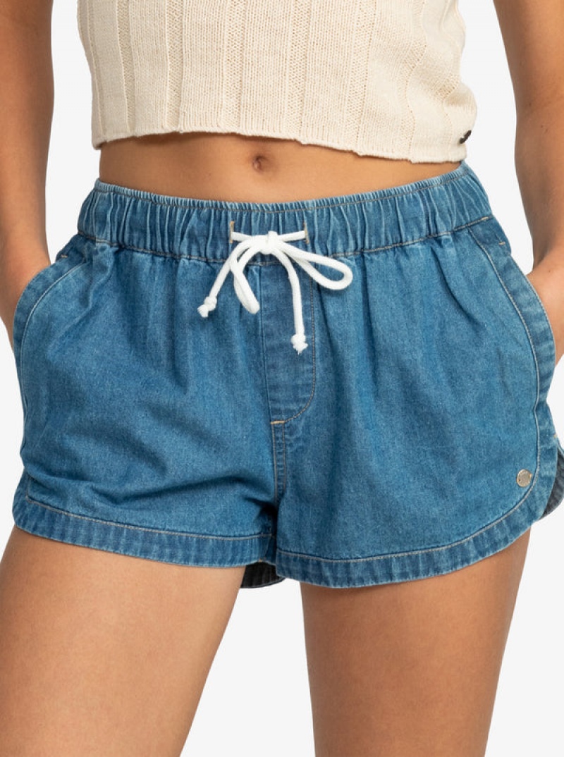 Roxy New Impossible Denim Shorts | 80695-CVLZ