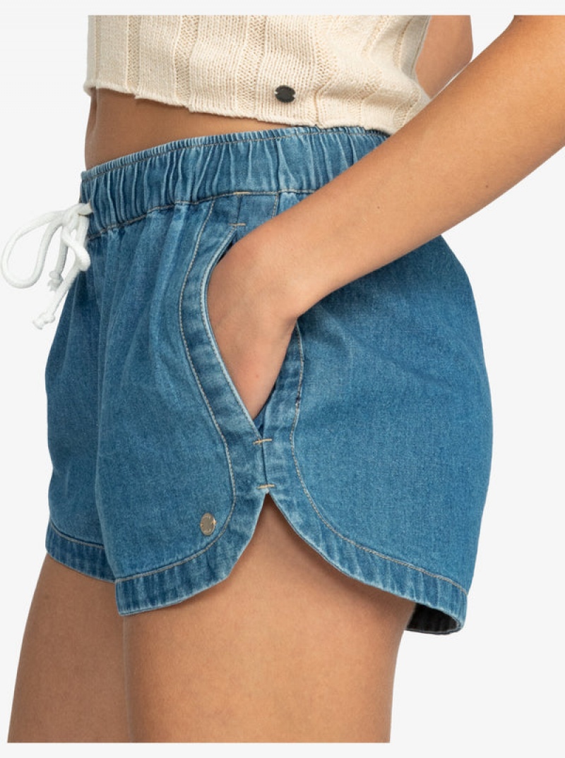 Roxy New Impossible Denim Shorts | 80695-CVLZ