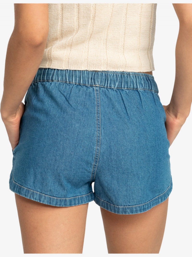 Roxy New Impossible Denim Shorts | 80695-CVLZ