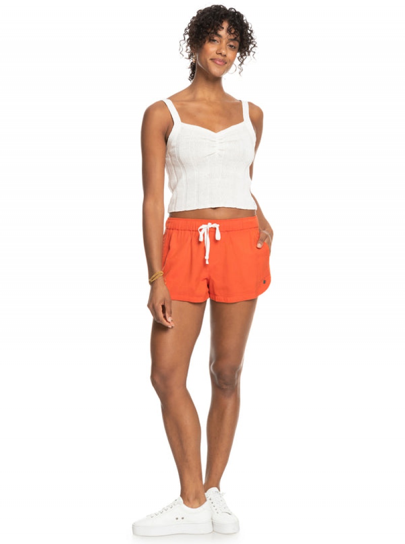 Roxy New Impossible Love Elastic Waist Shorts | 52893-AYET