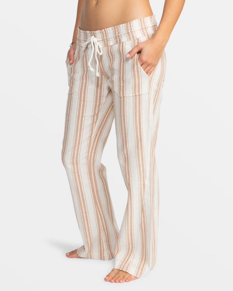 Roxy Oceanside Beach Flared Beach Pants | 03751-MDER