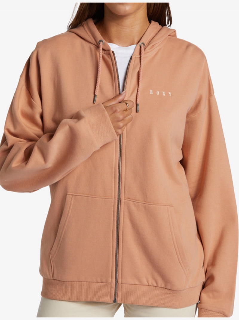 Roxy Oversized Evening Hike Hoodie | 97084-DFMT