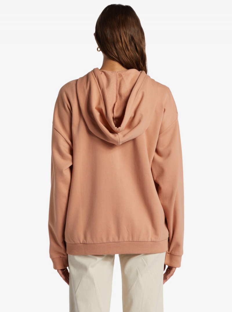 Roxy Oversized Evening Hike Hoodie | 97084-DFMT