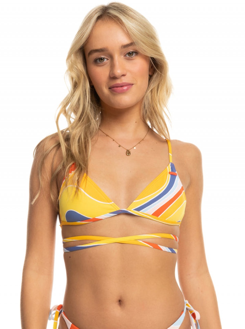 Roxy Palm Cruz Triangle Bikini Tops | 84261-MGLR