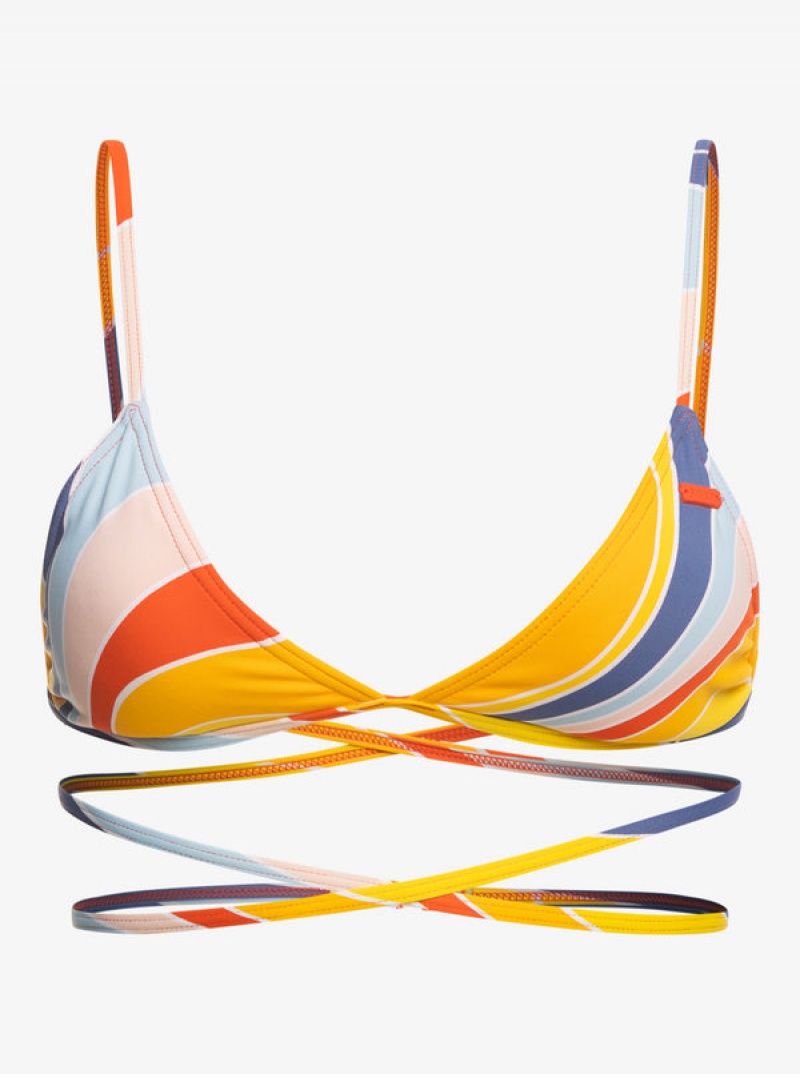 Roxy Palm Cruz Triangle Bikini Tops | 84261-MGLR