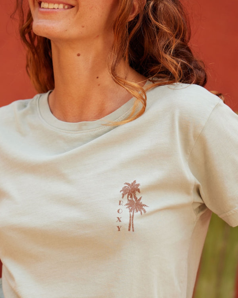 Roxy Palm Springs Boyfriend T-shirts | 75018-UEPQ