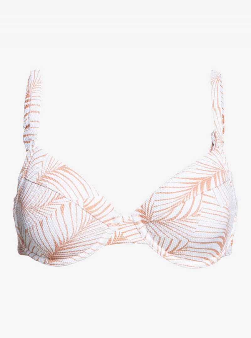 Roxy Palm Tree Dreams Underwired D-Cup Bikini Tops | 87034-RDNK