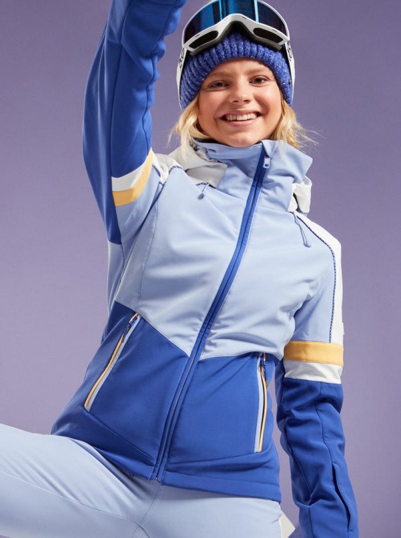 Roxy Peak Chic Technical Softshell Snowboard Jackets | 29078-VSDZ