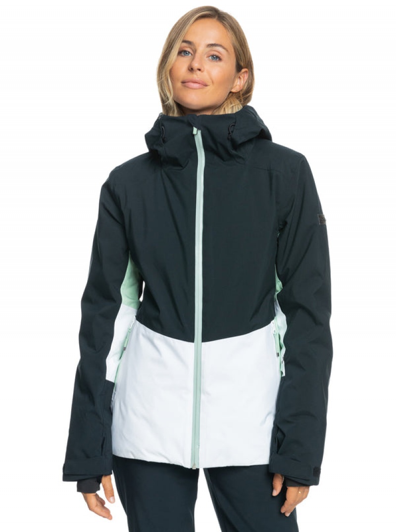 Roxy Peakside Technical Snowboard Jackets | 46092-YZEV