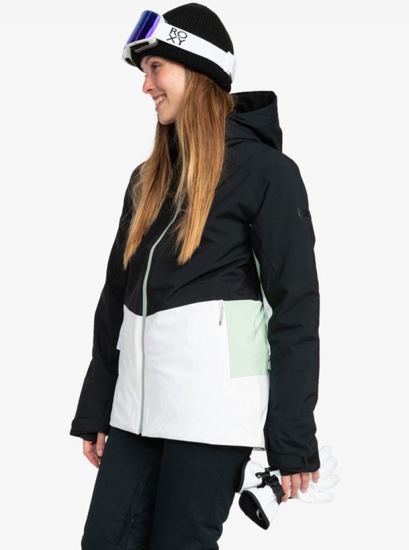 Roxy Peakside Technical Snowboard Jackets | 46092-YZEV