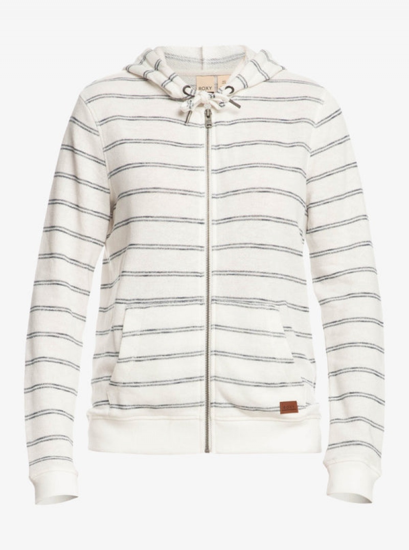 Roxy Perfect Wave Stripes Zip-Up Hoodie | 90671-UOGZ