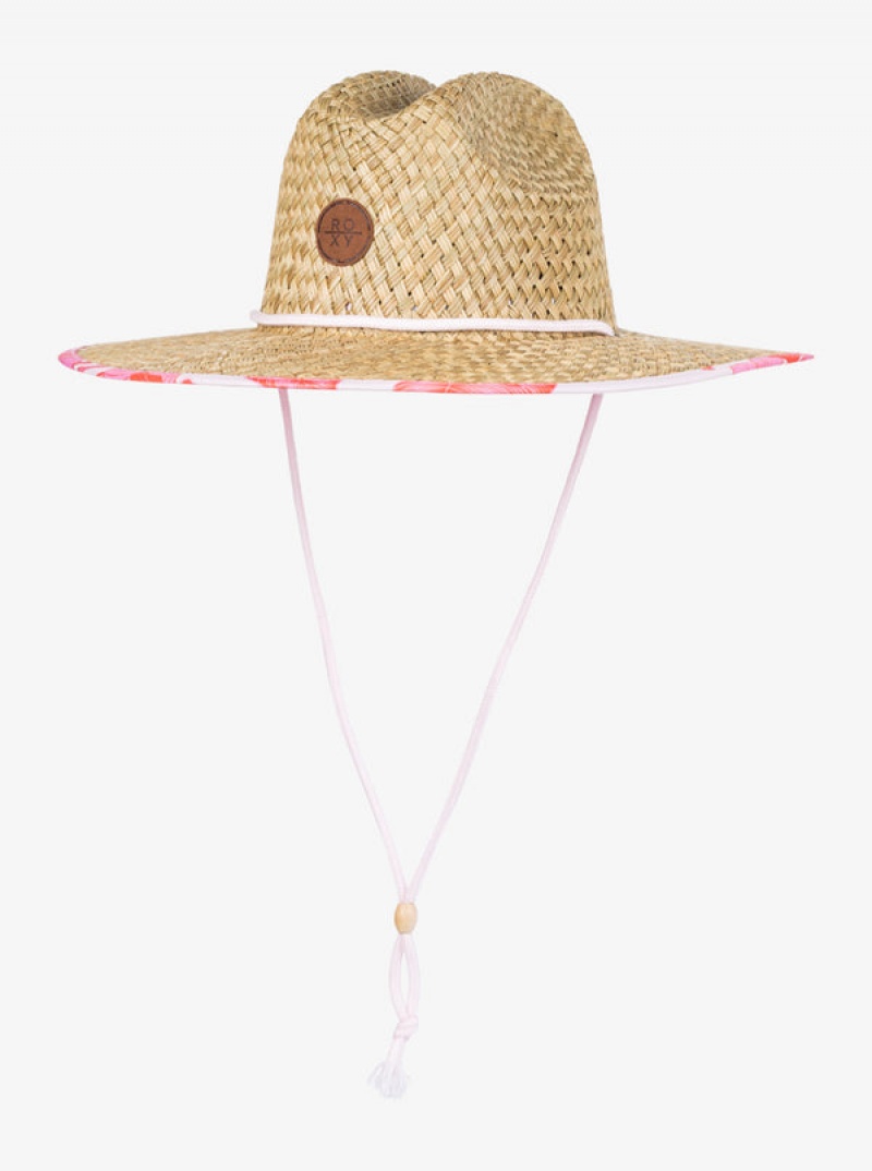 Roxy Pina To My Colada Printed Sun Hats | 21539-HEGX