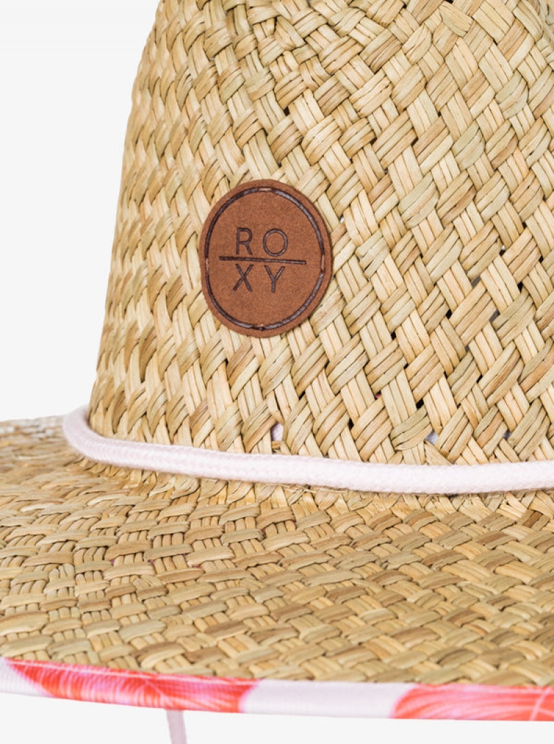 Roxy Pina To My Colada Printed Sun Hats | 21539-HEGX