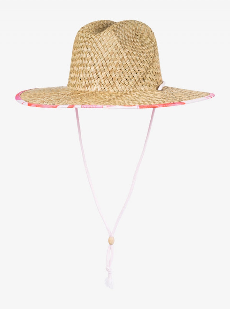 Roxy Pina To My Colada Printed Sun Hats | 21539-HEGX