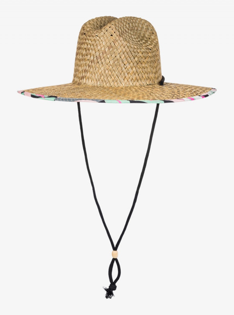 Roxy Pina To My Colada Printed Sun Hats | 74016-OMCH