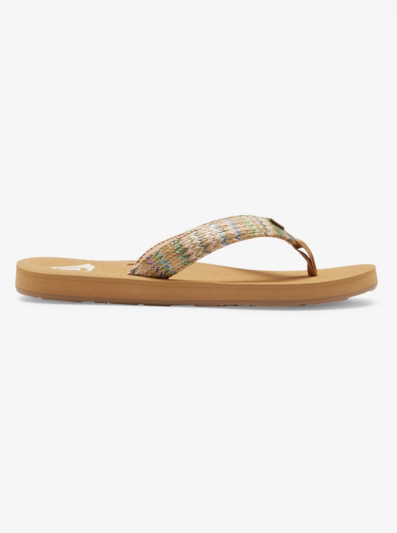 Roxy Porto Raffia II Sandals | 43506-PQGE