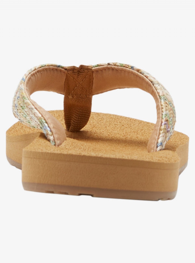 Roxy Porto Raffia II Sandals | 43506-PQGE