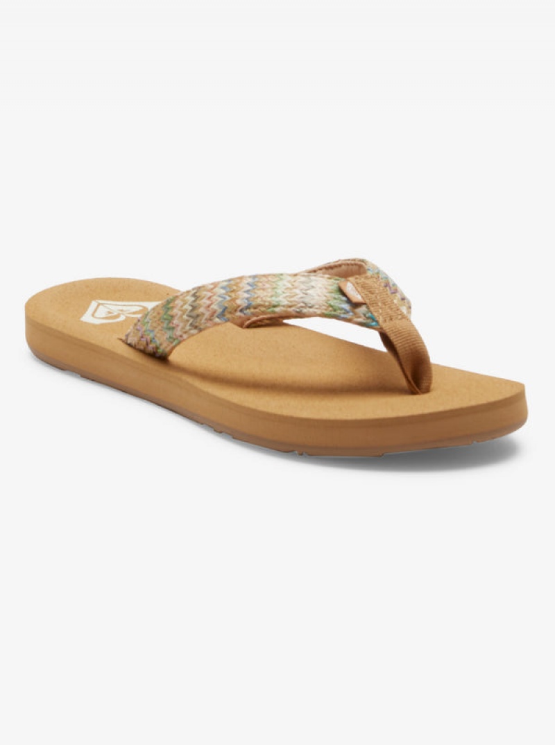 Roxy Porto Raffia II Sandals | 43506-PQGE