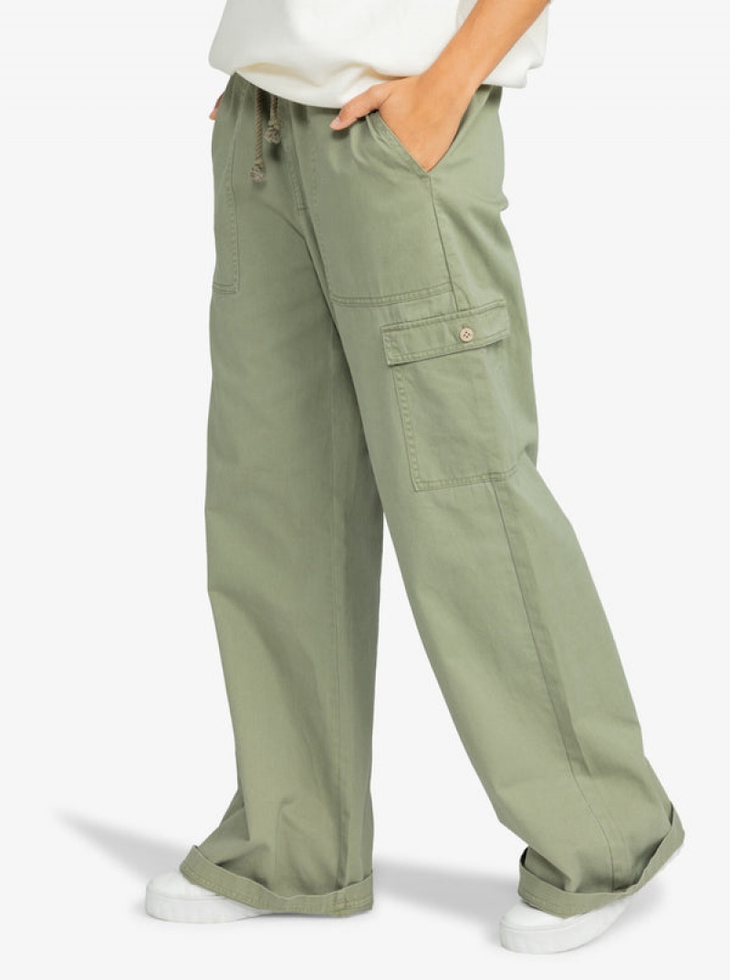 Roxy Precious High Waist Cargo Pants | 10683-ETUQ