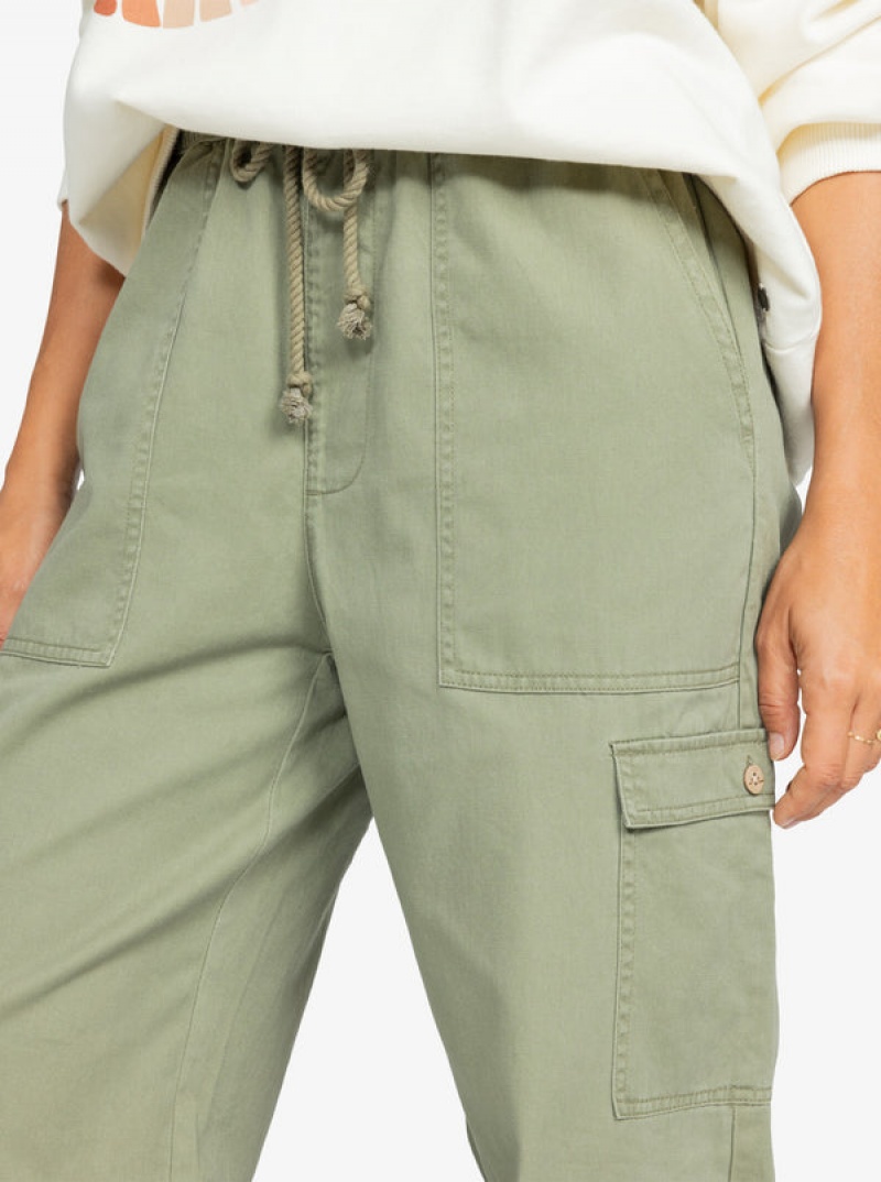 Roxy Precious High Waist Cargo Pants | 10683-ETUQ