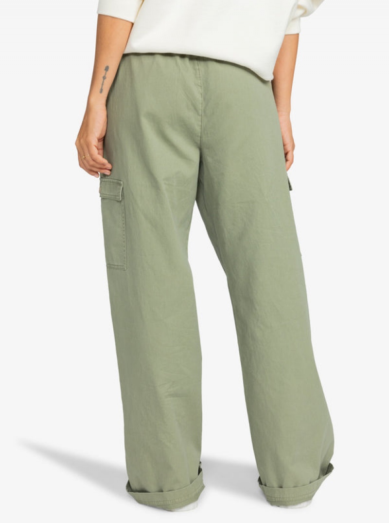 Roxy Precious High Waist Cargo Pants | 10683-ETUQ