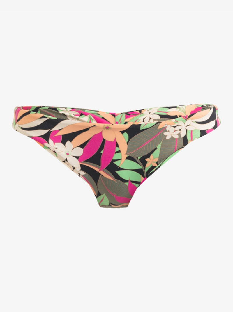 Roxy Printed Beach Classics Cheeky Bikini Bottoms | 56942-OCTL