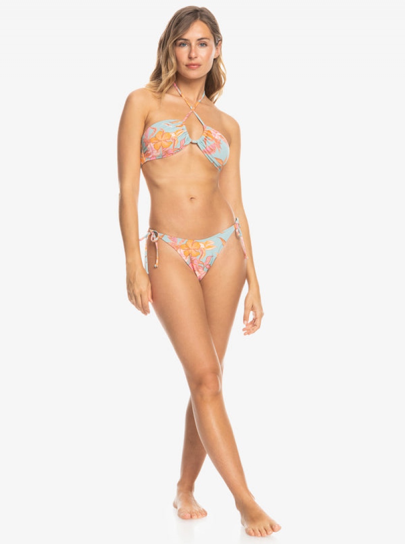 Roxy Printed Beach Classics Cheeky Bikini Bottoms | 52840-HWPO